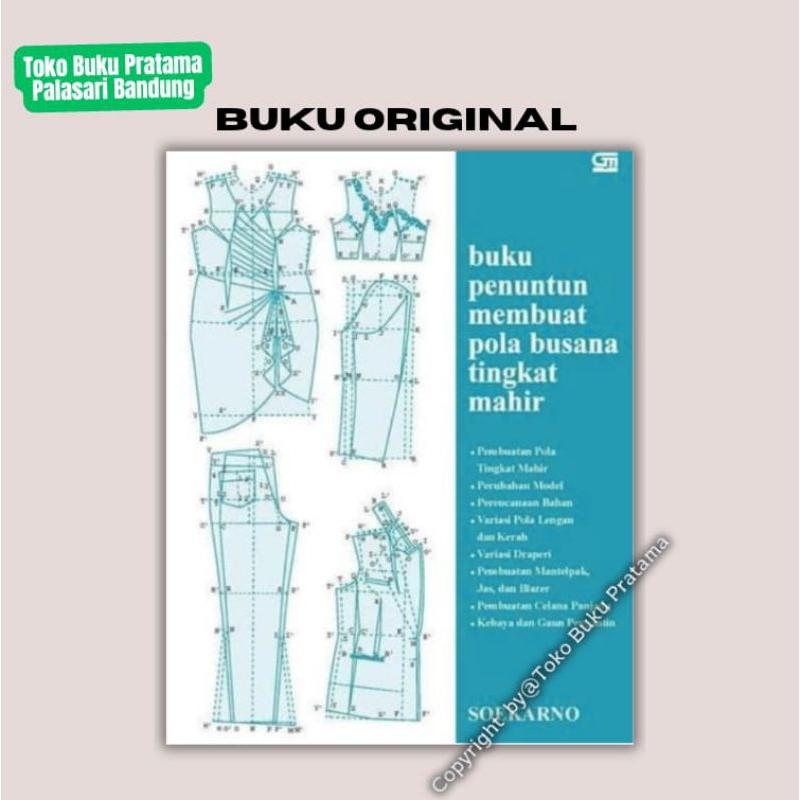Buku Menjahit Tingkat Mahir - Soekarno - ORI