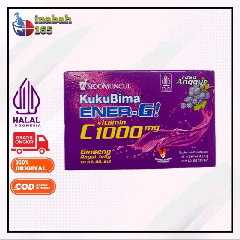 

Kuku bima ener-g (harga per-kotak) isi 6 sachet