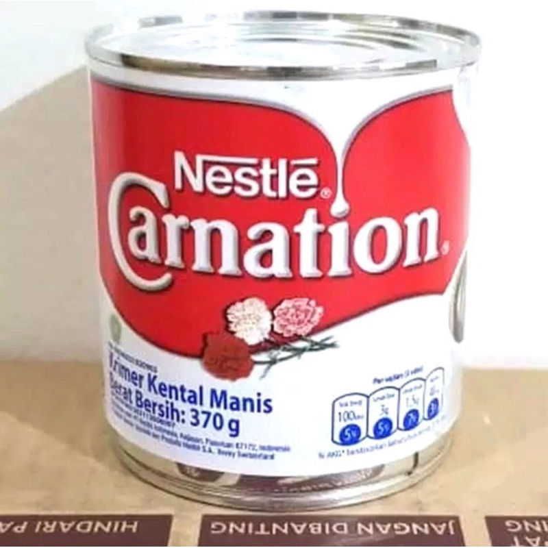 

NESTLE CARNATION Susu Krimer Creamer Kental Manis Carnation 370 Gr ML