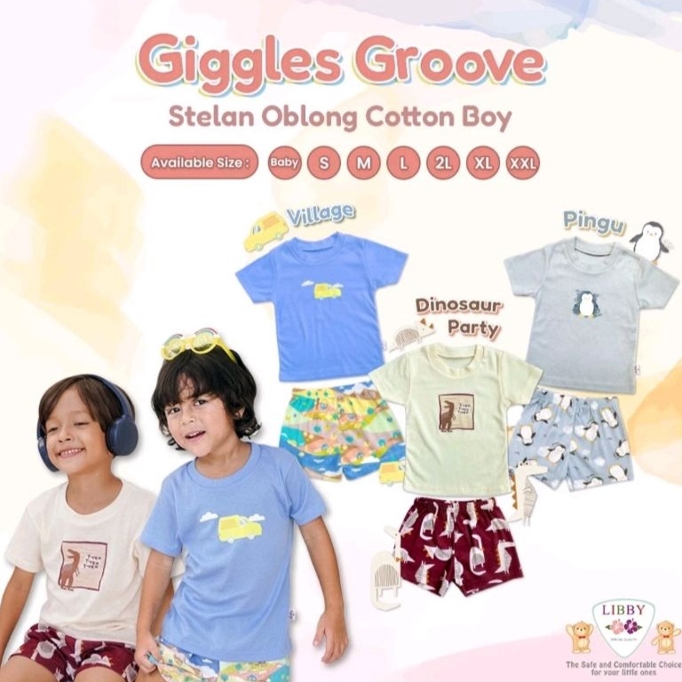 Terbaik Stelan Oblong Libby Rib Tipis Libby Baby Nb SML 2L XL XXL