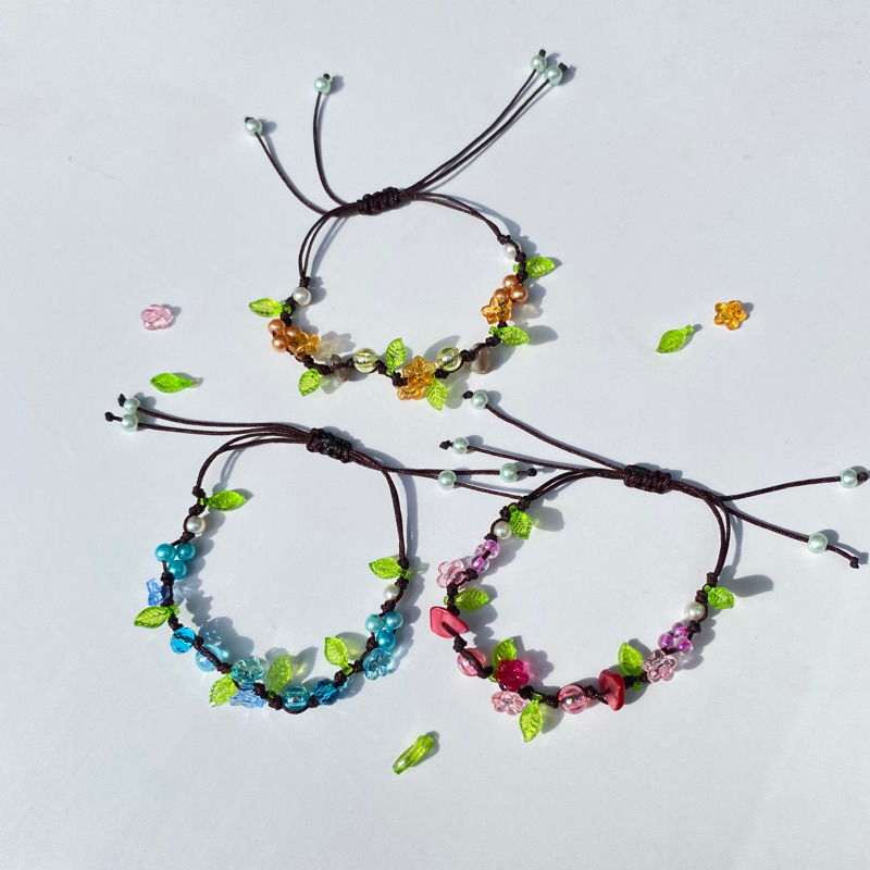 SPRING BLOSSOM BRACELET | gelang manik bunga | gelang serut
