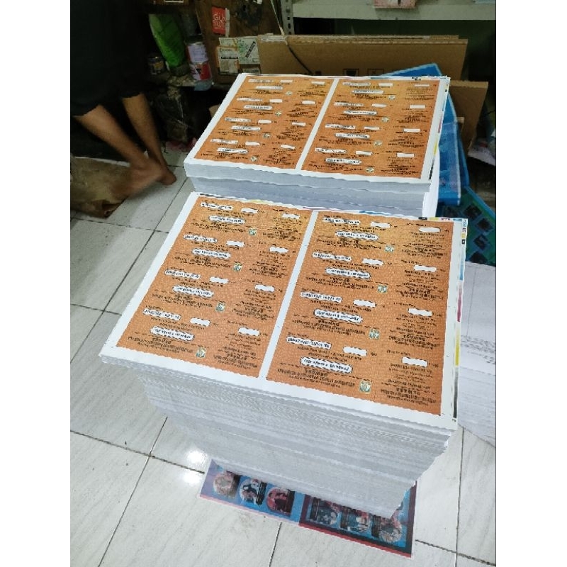 

cetak karcis