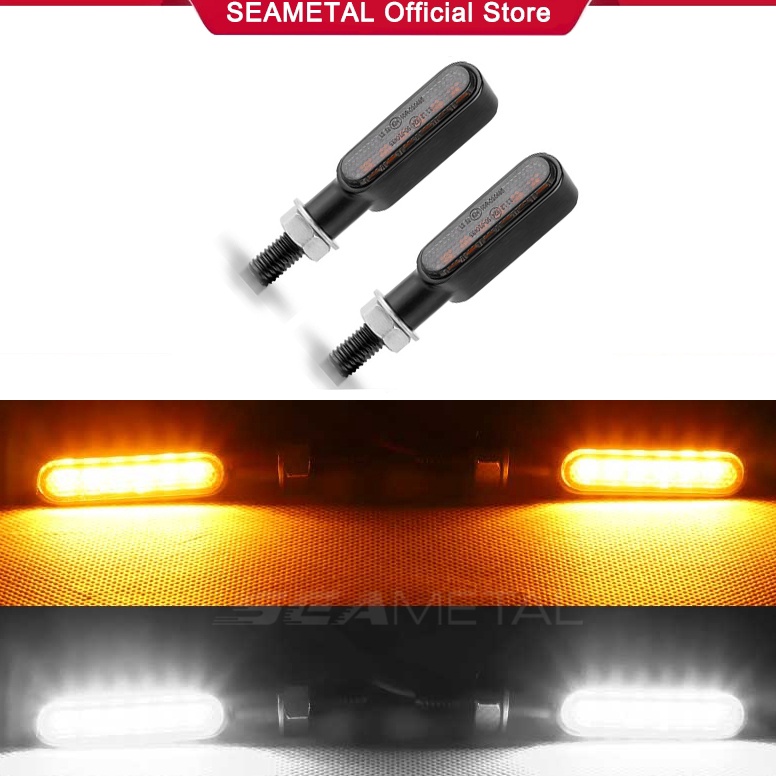 TERPERCAYA Sein LED Motor Sein LED Sen Motor Universal Warna Kuning