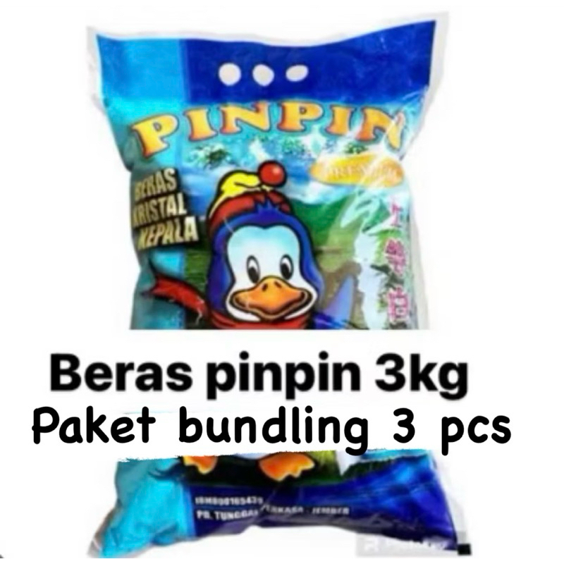 

BERAS PINPIN PAKET BUNDLING 3 PCS 9kg