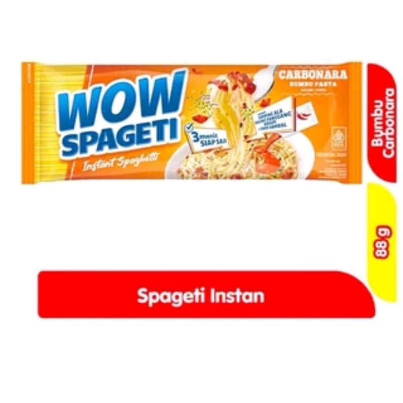 

2pcs WOW spageti instan bolognise / carbonara