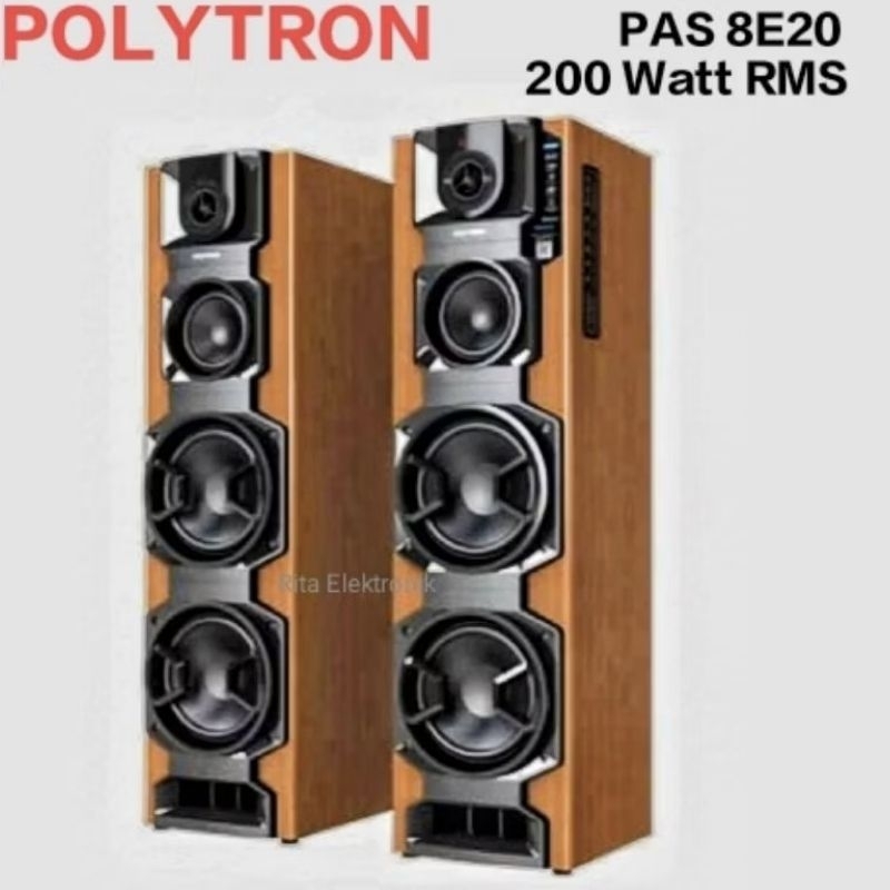 Speaker Aktif BT Polytron 8 Inchi Double PAS 8E20 Dan PAS 69 BT 200 Watt RMS