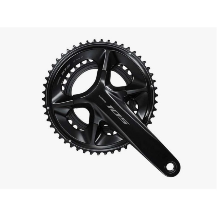 Shimano 105 FC-R7100 Crank Sepeda Balap Hollowtech 2x12 Speed Tanpa BB