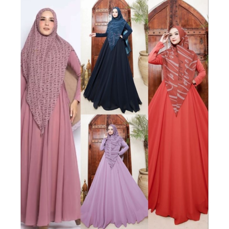 CANTIK FS Gamis QAIREENA EIJI BASIC