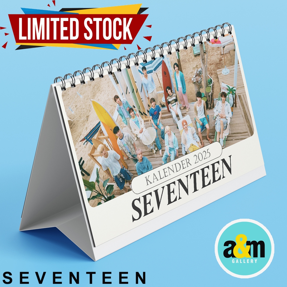 

A&M Kalender SEVENTEEN Kalender Meja Kalender 2025 Kalender K-POP