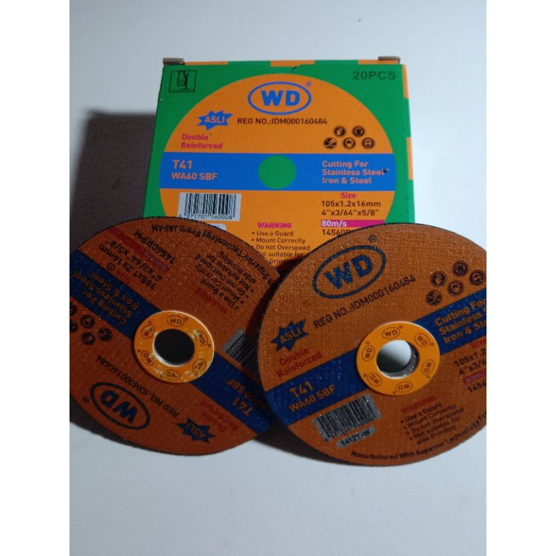 Mata gerinda potong besi per dus isi 20 pcs