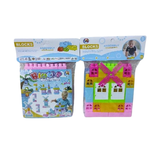 LB 10 Mainan Edukasi Block Games Series Assembly Building Block