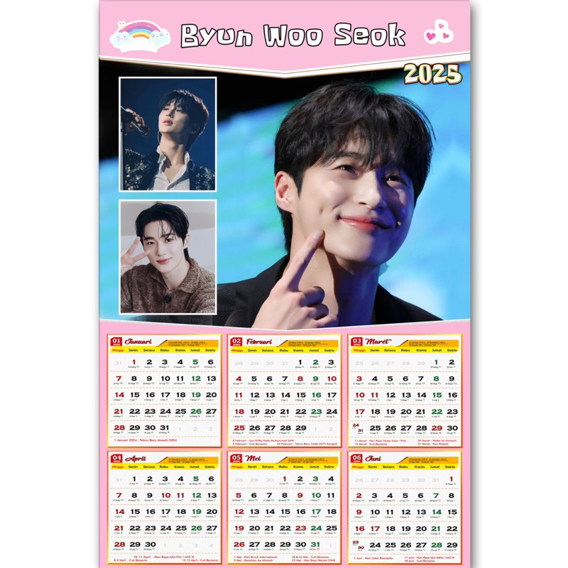 

kalender Aktor Drama Korea Kim soo hyun-Jung hae in-Byeon Woo Seok-Ji ccang wook