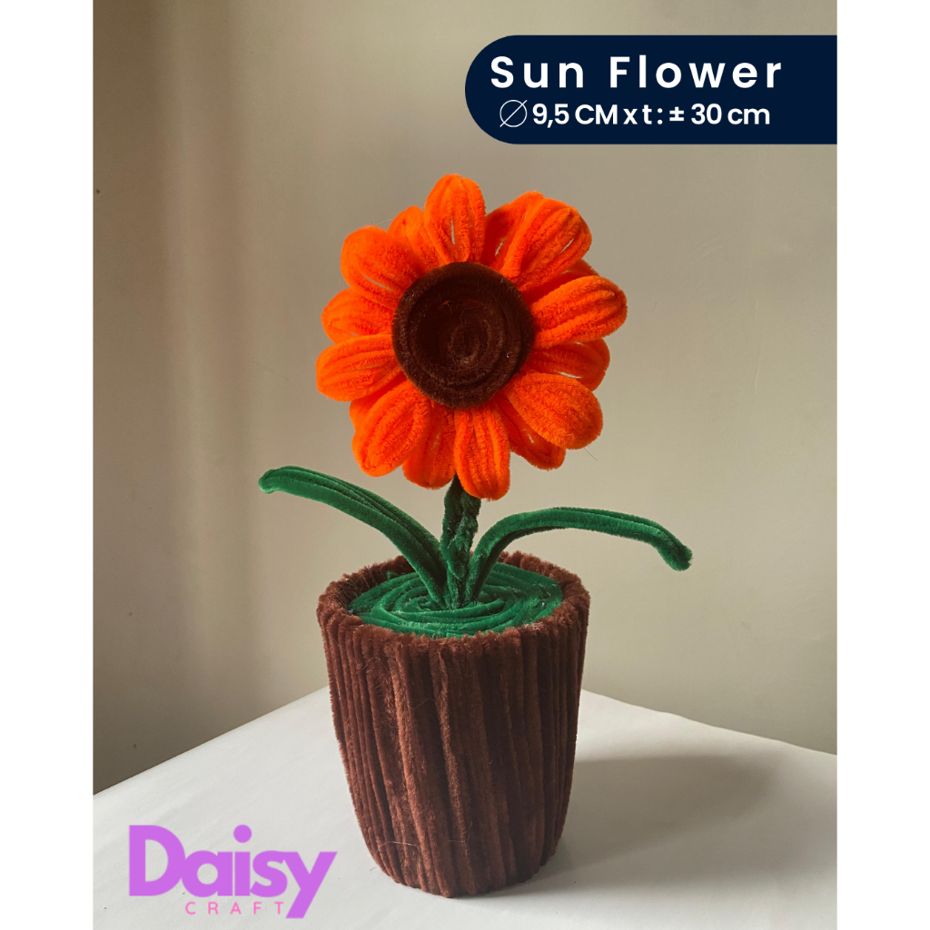 Daisy Pot Jumbo l Bunga meja l Bunga hiasan sekat ruangan l Hiasan rumah l Hiasan ruang tamu