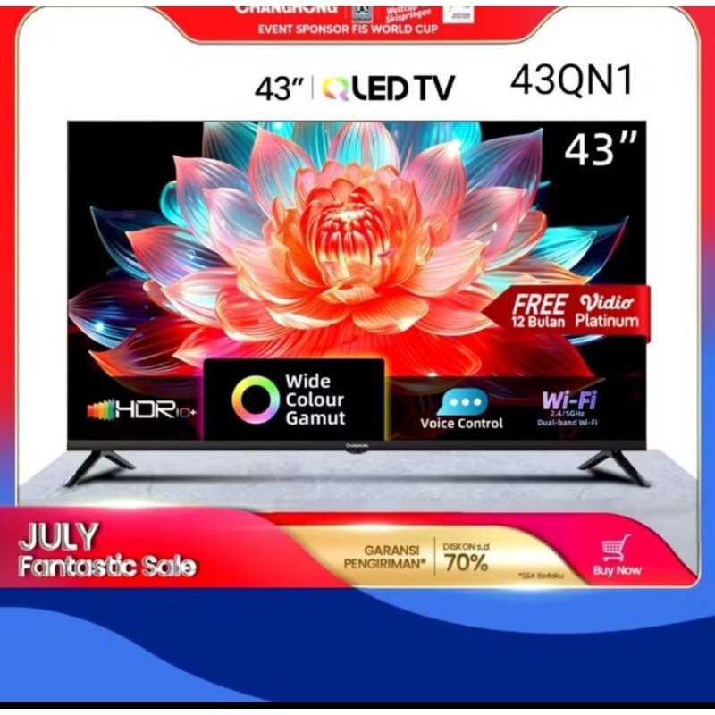 tv changhong google tv 43 inch 43QCN1