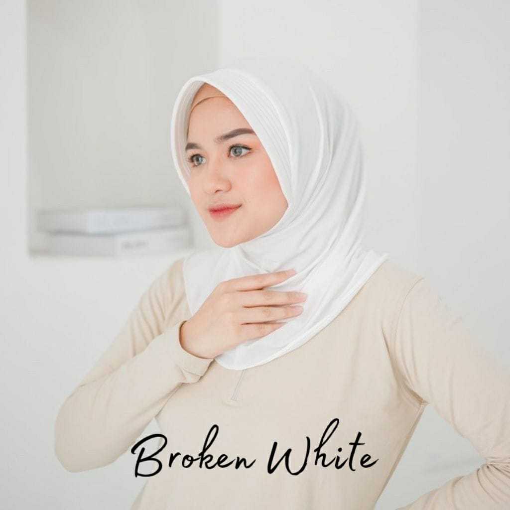 Daily Hijab Bergo Sport Jersey Premium Lycra / Kerudung Sekolah dan Olahraga / Hijab Sport Pet Tebal