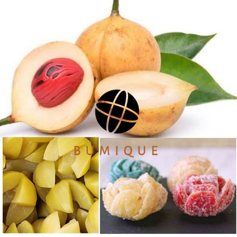 

Buah Pala Segar Utuh Untuk Manisan