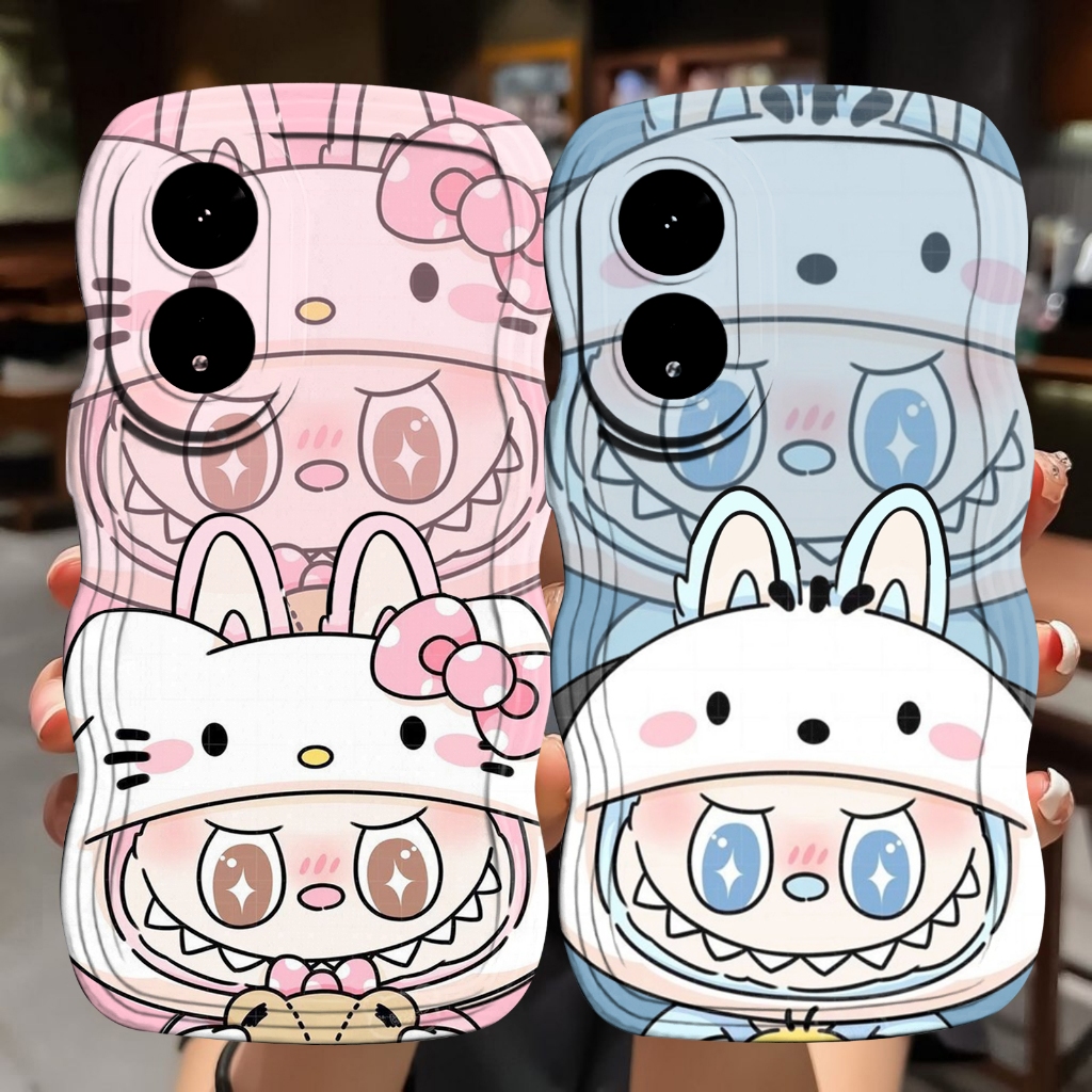 R_290 Case Cartoon Labubu Viral Oppo A60 A3X A3 A3 PRO A78 4G A78 5G A58 5G A5 4G A38 A18 A98 a7/a5s