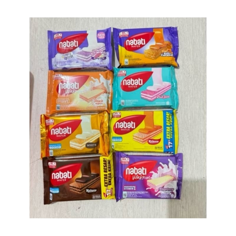 

Nabati wafer 5 pcs mix 5 rasa