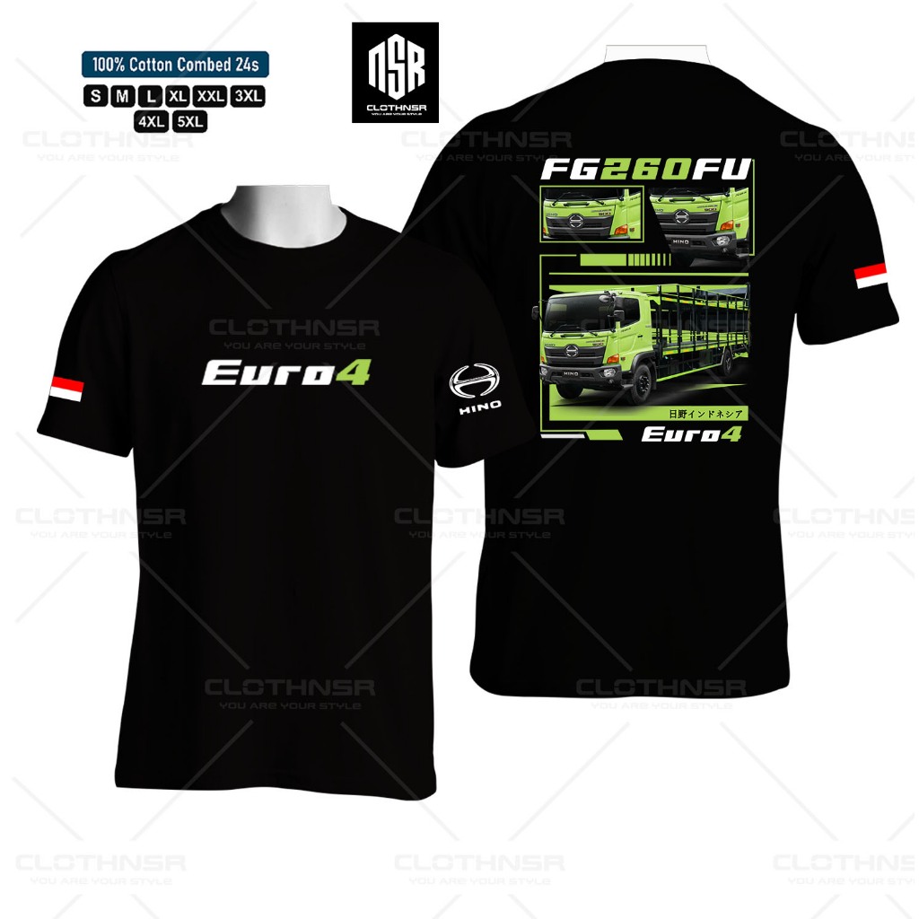 NSR T-shirt HINO/kaos hino/kaos hino 500/fg206fu