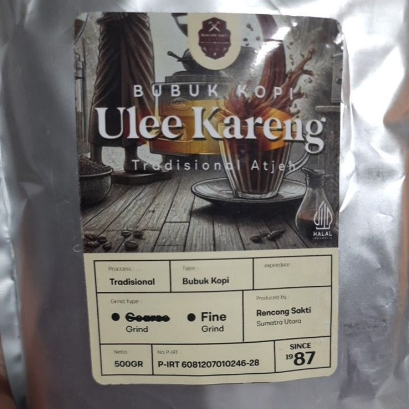 

Bubuk Kopi Original ACEH Ule Kareng 500gr