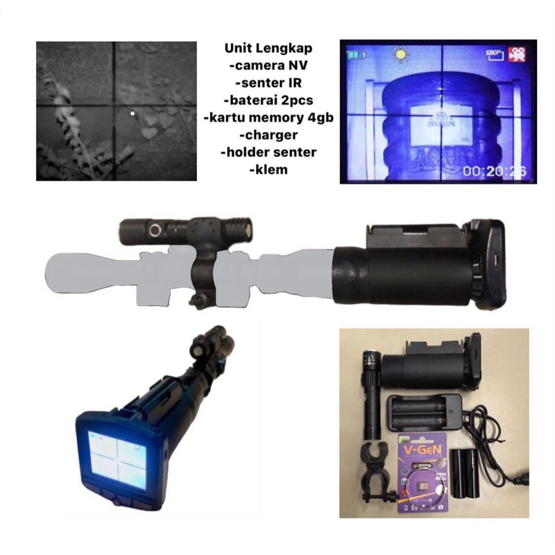 NIGHTVISION KAMERA TELESCOPE NIGHT VISION CAMERA TELESCOPE UNTUK BERBURU MALAM
