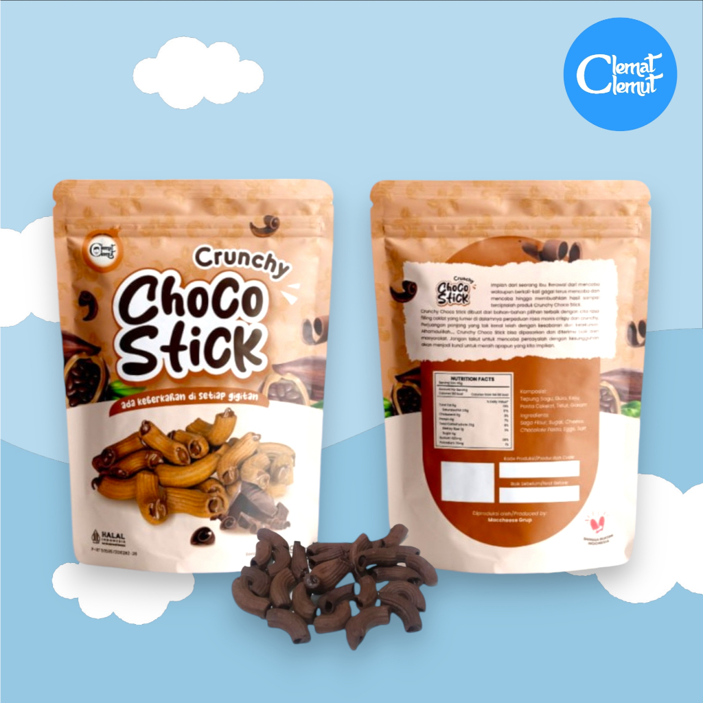 

CHOCO STICK COKLAT LUMER 100GR | KERIPIK MACARONI STICK COKELAT PREMIUM SNACK