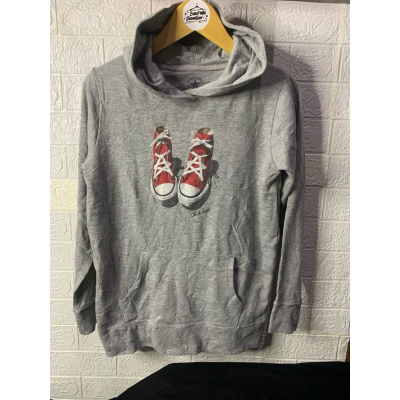 HOODIE SECOND BRANDED CONVER5E UNISEX PRIA/WANITA