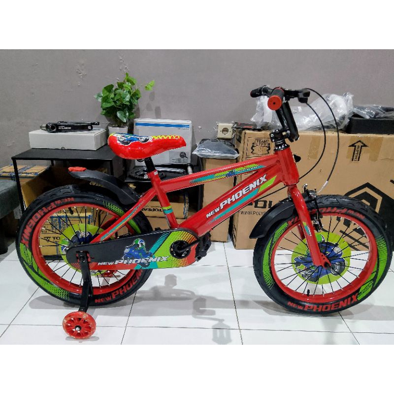 Sepeda KIDS BMX 18" NEW PHOENIX BAN JUMBO WARNA TERBARU