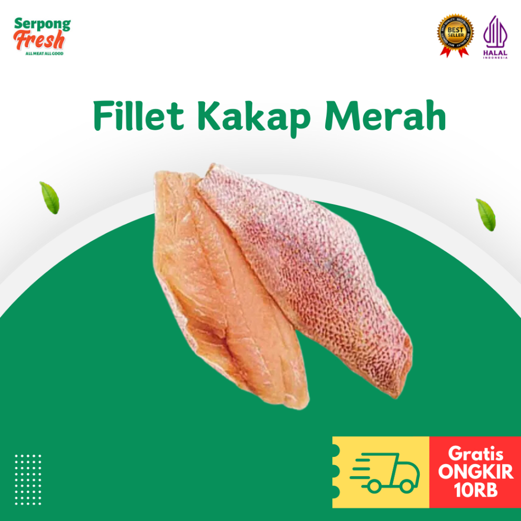 

Fillet Ikan Kakap Merah / Red Snapper 500gr