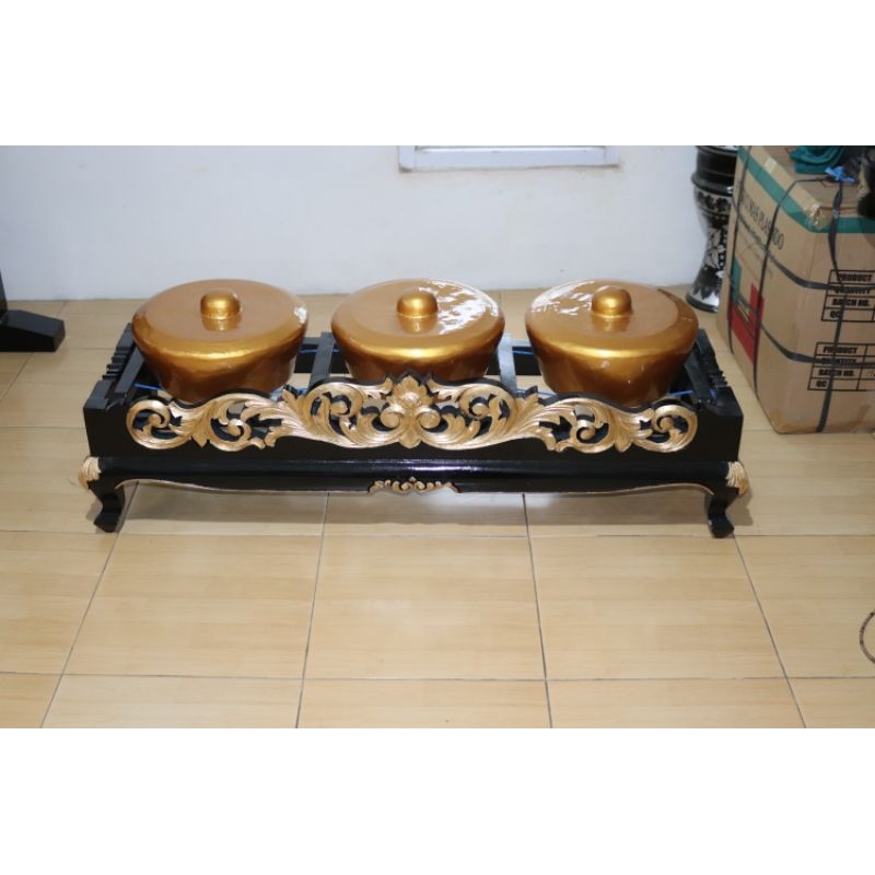 Bonang Bahan Besi Satuan Plus Pemukul