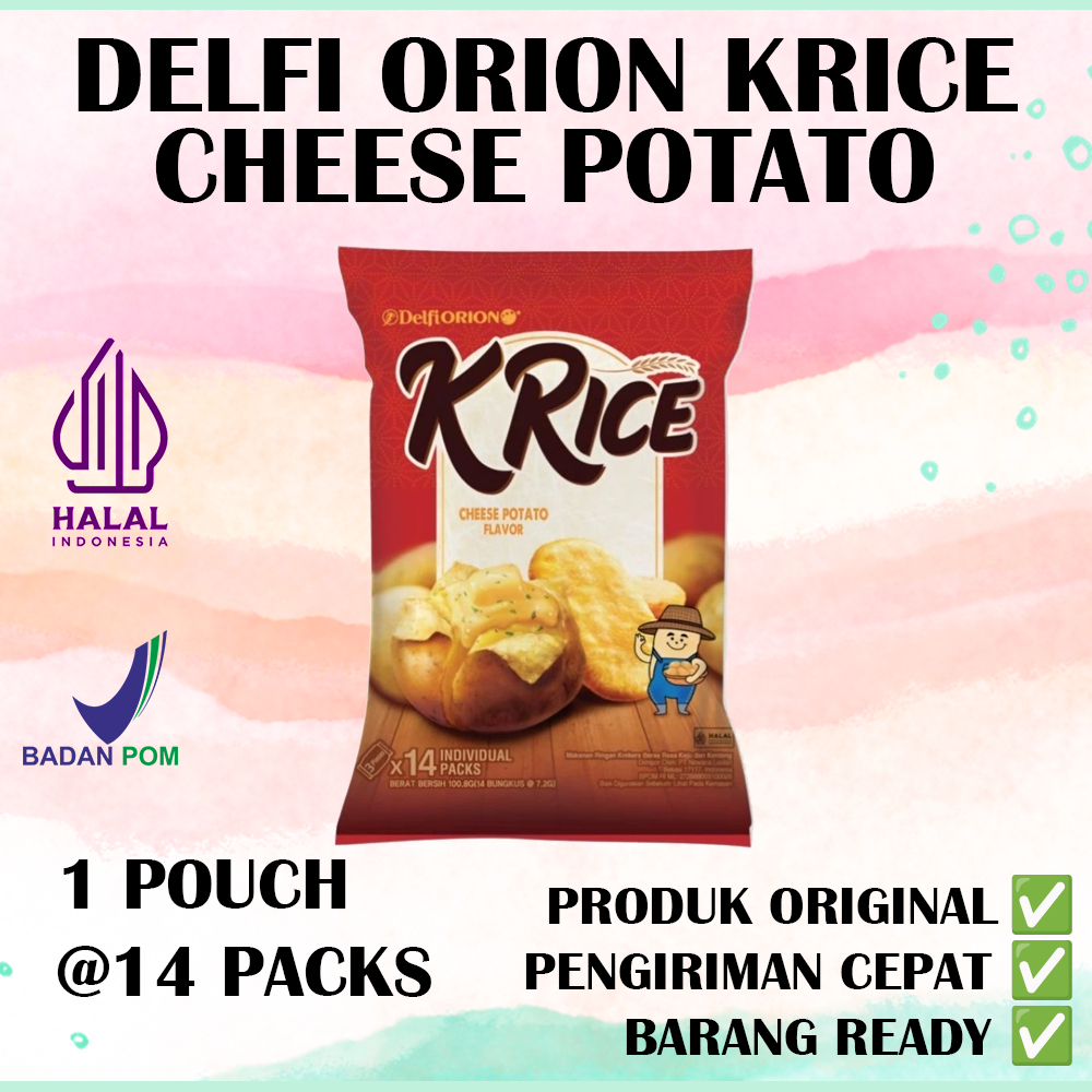 

Delfi Orion K-Rice Rice Crackers Snack Halal
