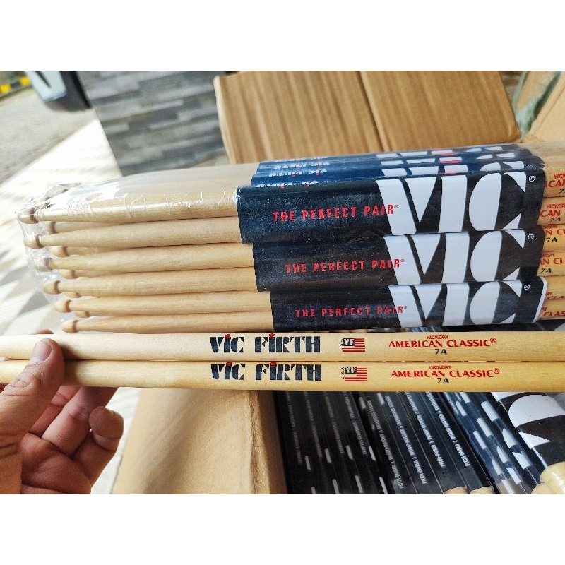 STICK Drum Vic Firth 5A 7A/STIK DRUM Vic Firth Wood Tip