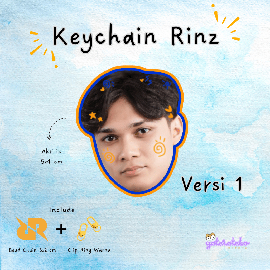 Moonmarket Keychain Player Mobile Legend [Ganci Akrilik 2 Sisi]