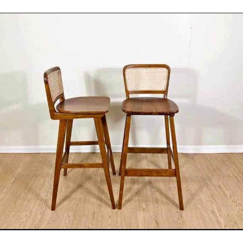 Kursi Bar tinggi jati, kursi bar cafe minimalis jati terbaru