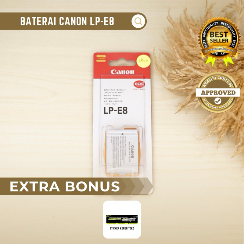Baterai Canon LP-E8 For Canon 550d 600d 650d 700f