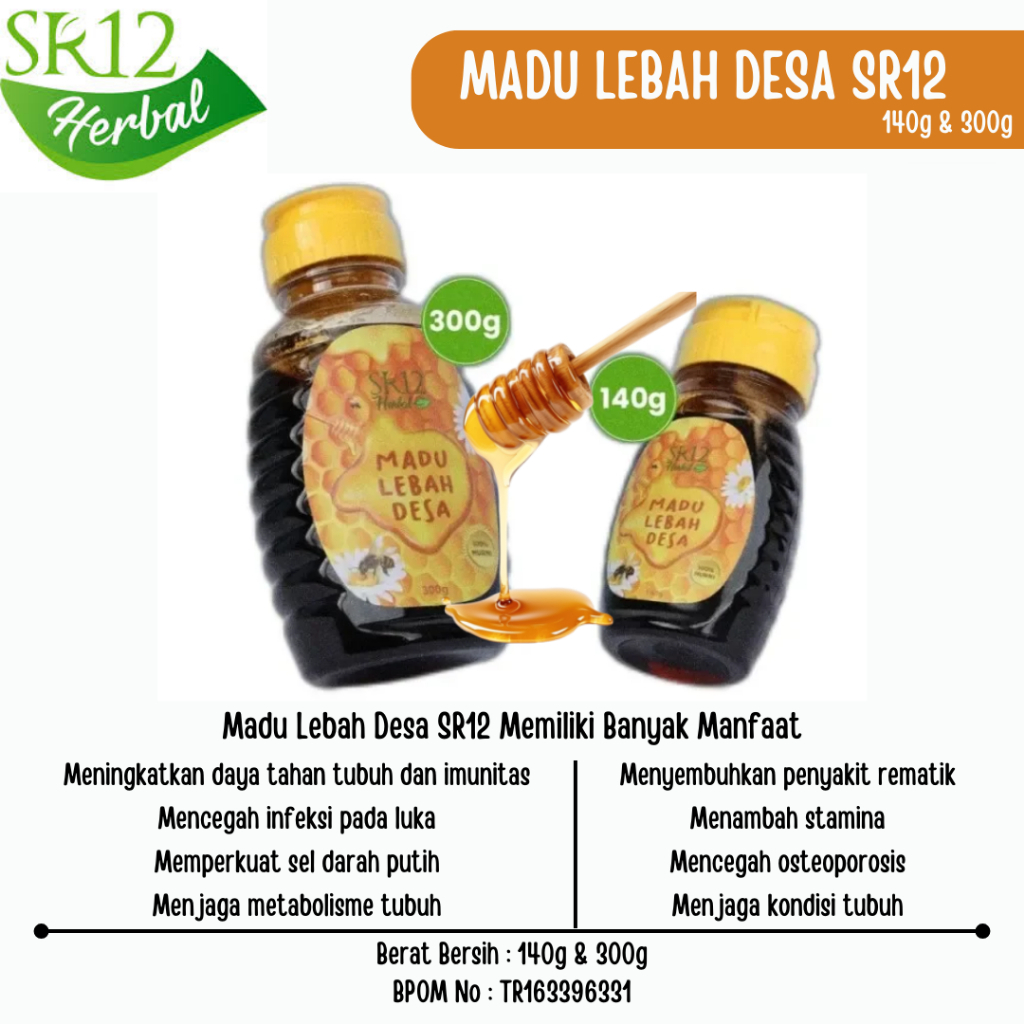 

Madu Lebah Desa SR12 Madu Murni Madu Asli Menjaga Stamina Daya Tahan Tubuh dan Inmun Booster