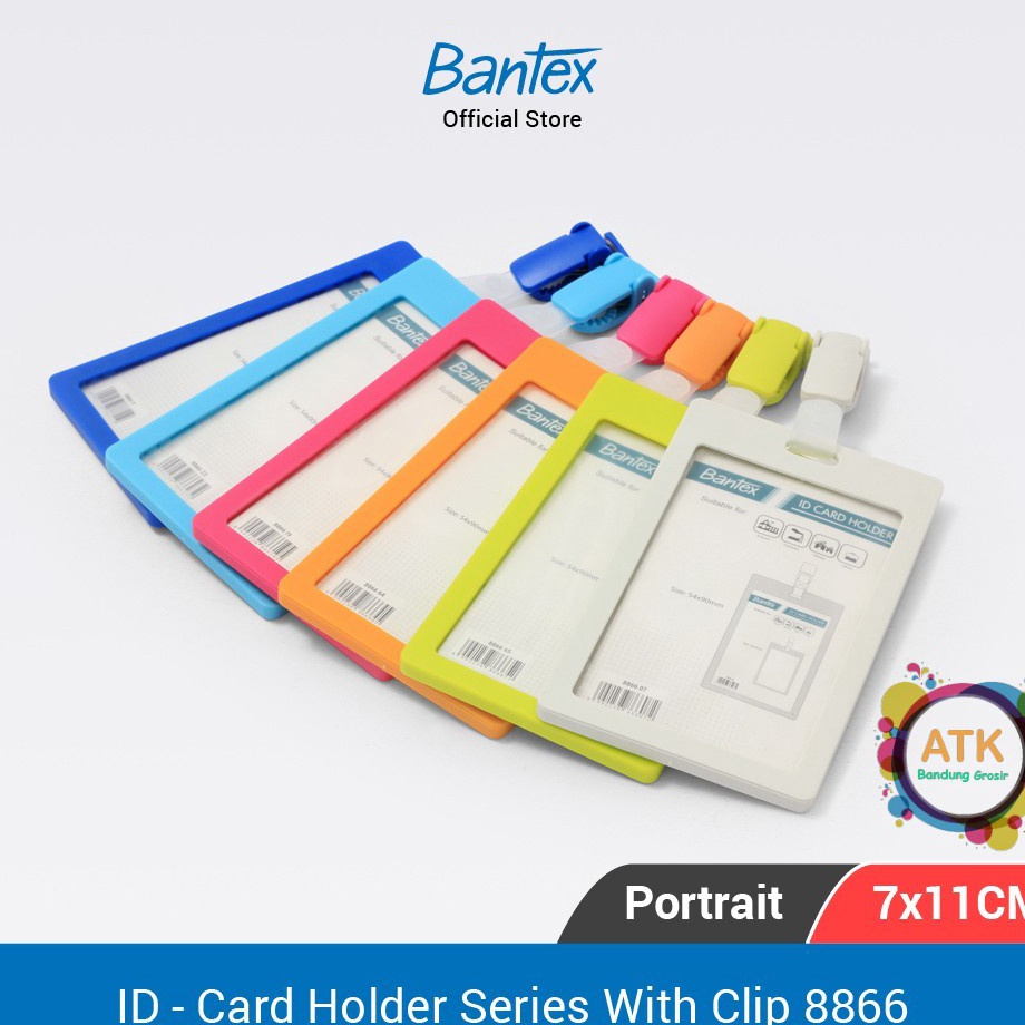 

Penjualan Sekarang CARD HOLDER Name Tag BANTEX 8866 ID 6 VARIASI WARNA Putih Orange Biru