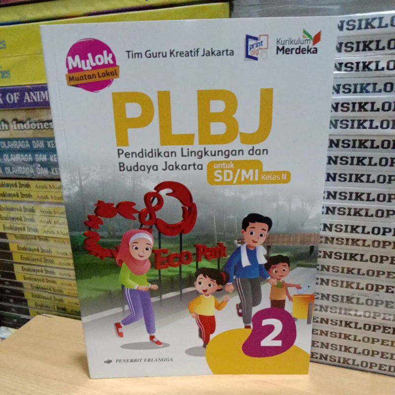Buku Original PLBJ SD Kelas 2 Kurikulum Merdeka Print dig Erlangga