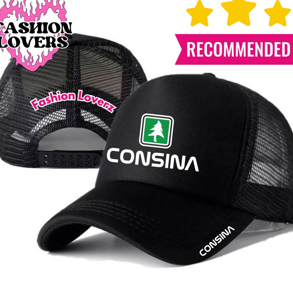 Flash Promo  Fashion Loverz Topi Trucker CONSINA  Topi Distro CONSINA Logo  Topi CONSINA Premium  To