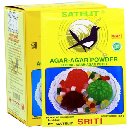 

Agar - Agar Satelit Sriti Powder Merah