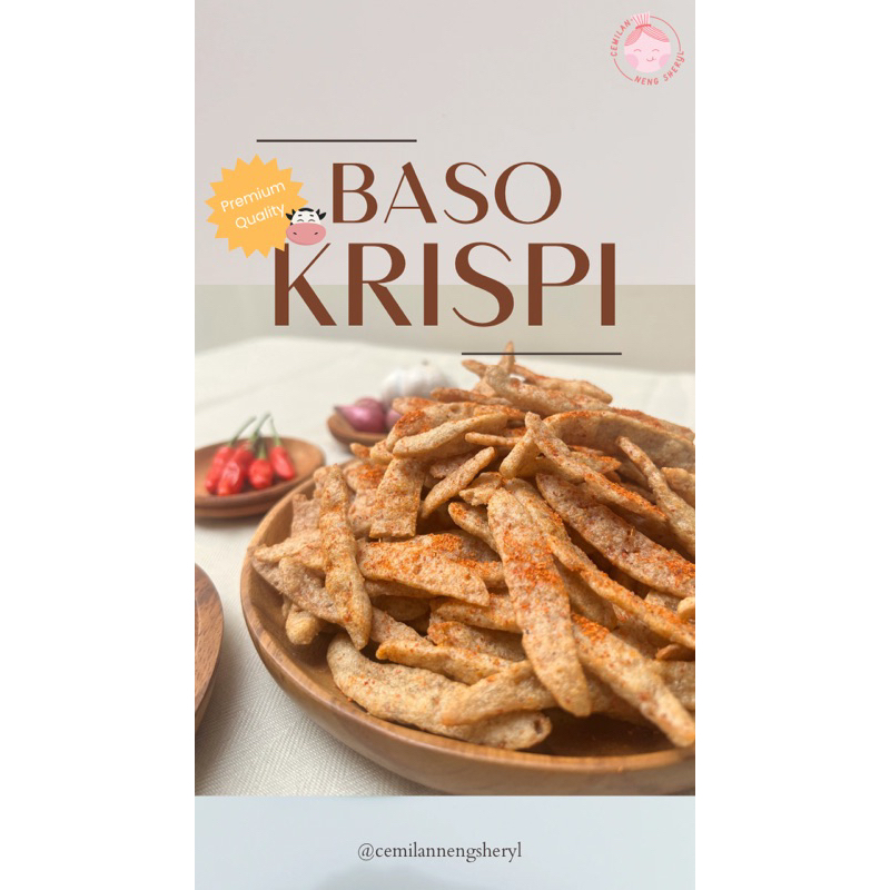 

Baso Krispi Sapi Premium / Teman makan nasi / Lauk praktis / Basreng Sapi / Basreng / Basreng Premium