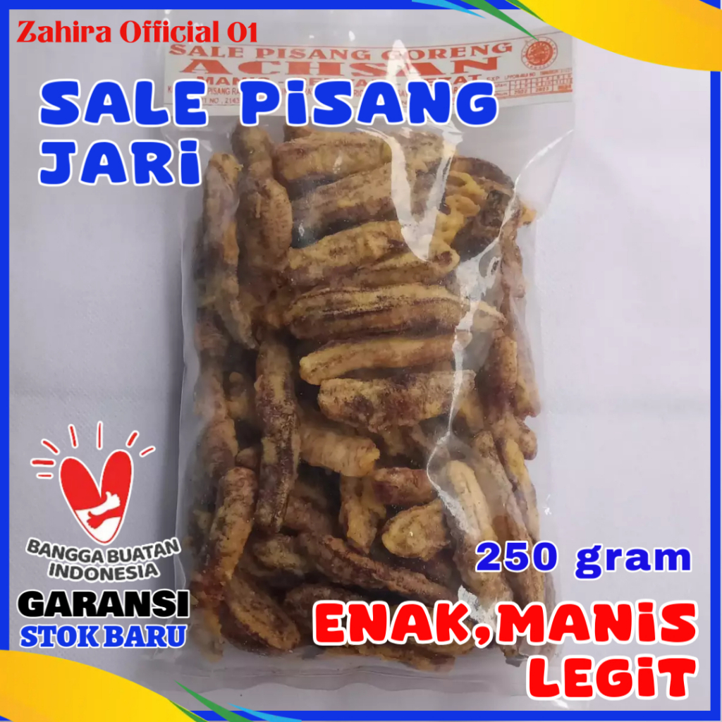 

Sale Pisang Jari Manis Oleh-oleh Khas Kebumen 250gram