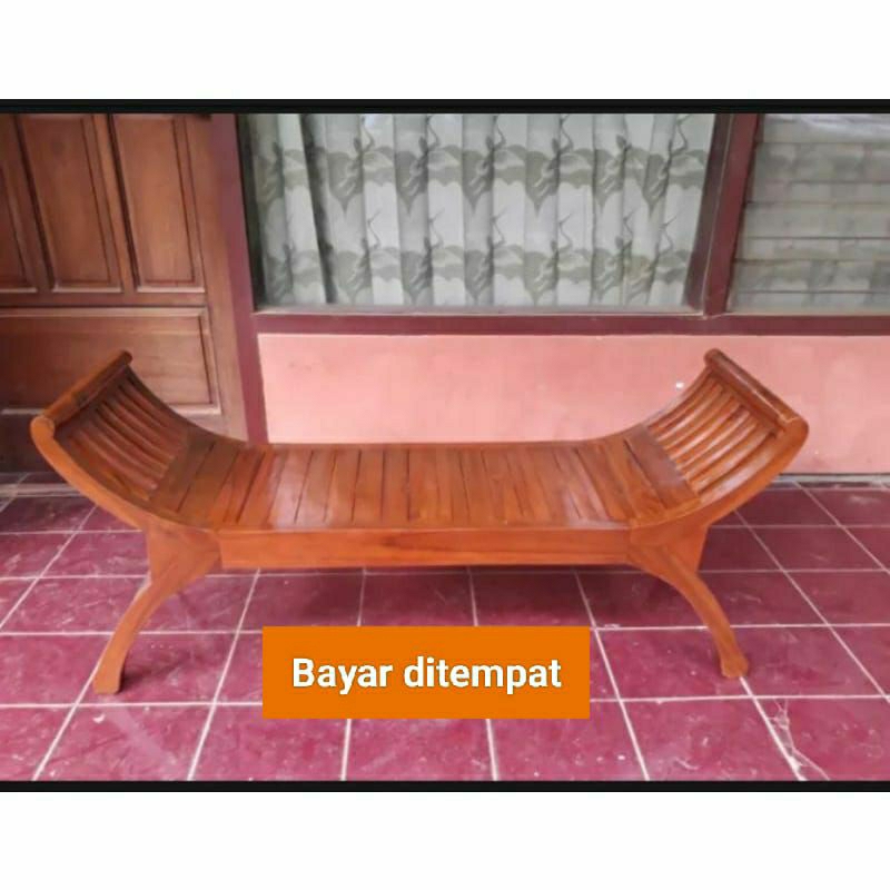 bangku Yuyu kayu jati