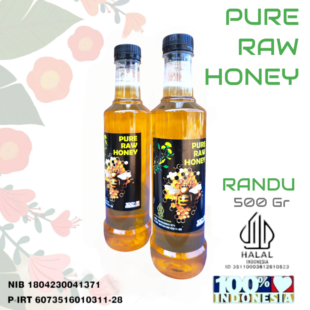 

Madu Murni Asli Madu Randu 500 Gr - Raw Honey