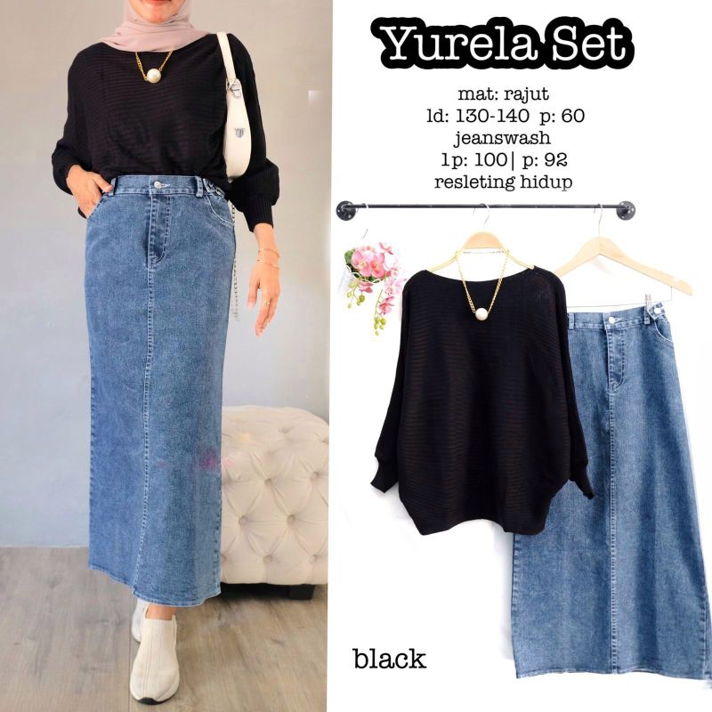 SETELAN BAJU DAN ROK WANITA ALEXA / YURELA/KALANI SETELAN BAJU WANITA