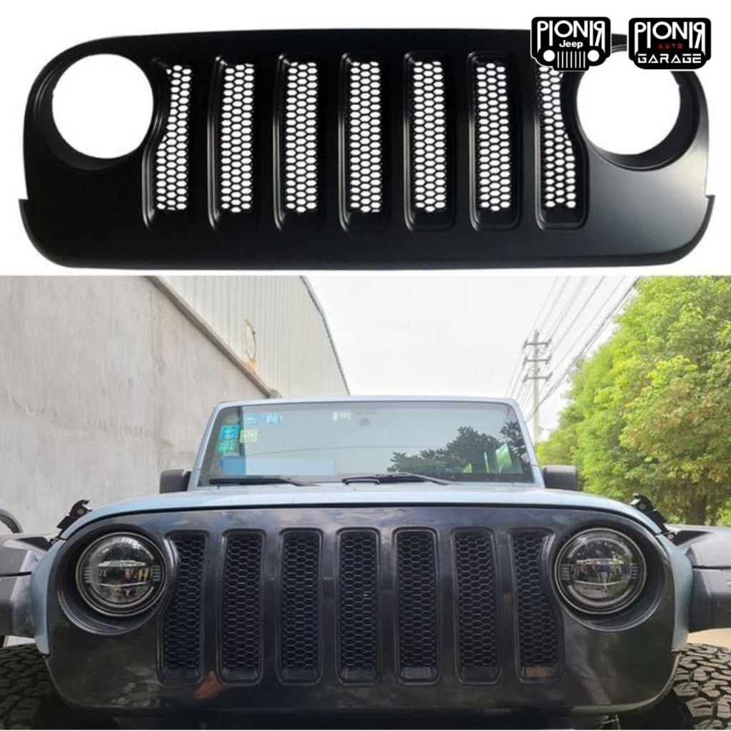 Grille Jeep Wrangler JK Model Jeep Wrangler JL Style Grill Jeep Wrangler JK Model Jeep Wrangler JL