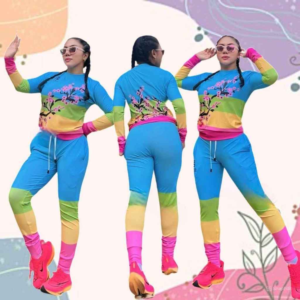 BAJU SENAM SXB GOALS BLOSSOMS JUMPER AND JOGGER