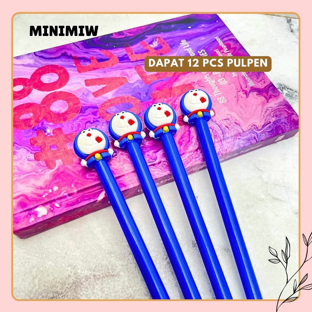 

SELUSIN (12 PCS) PULPEN GEL DORAEMON PEN PENA BOLPEN BOLPOIN LUCU ANAK ALAT TULIS KANTOR SEKOLAH MURAH TERMURAH