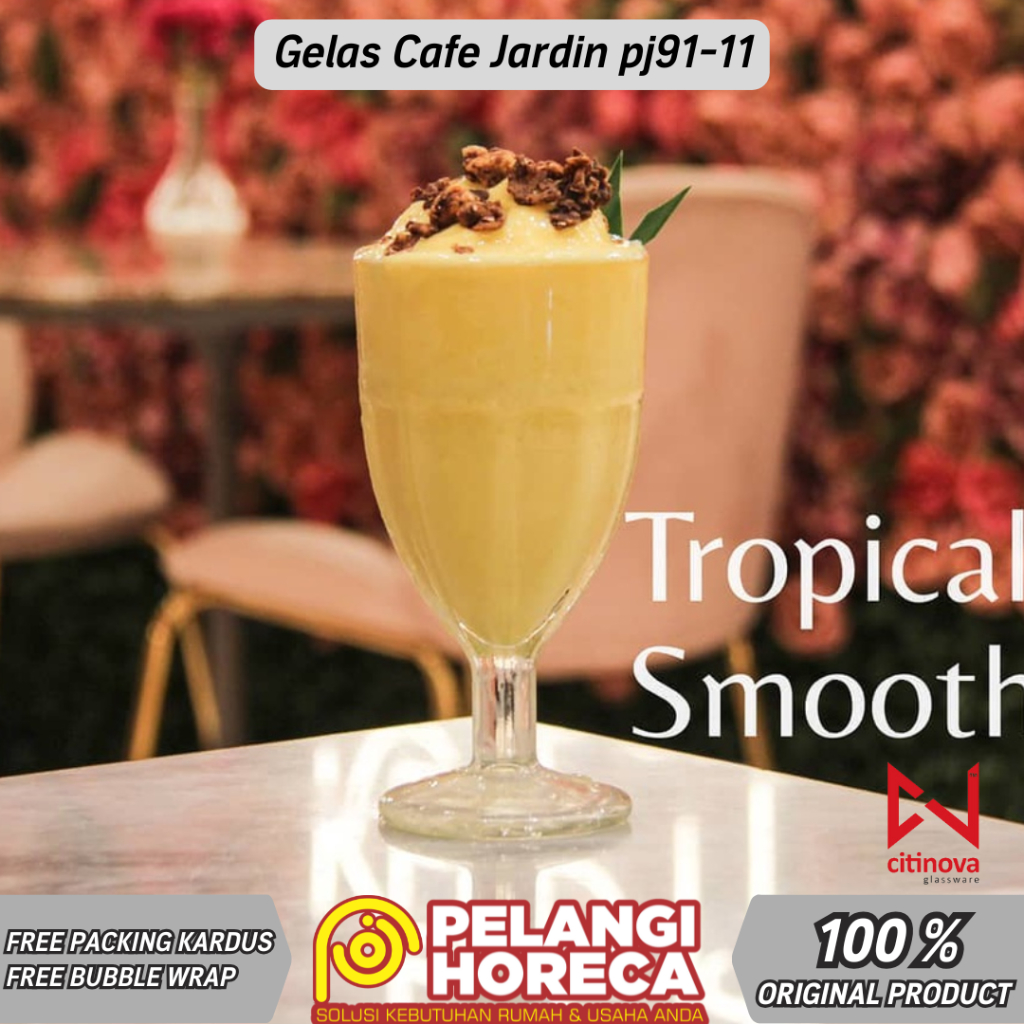 Gelas Cafe Jardin pj91-11 | Gelas Kaca | Gelas Cafe | Gelas Hotel | Gelas Restoran | Gelas Estetik