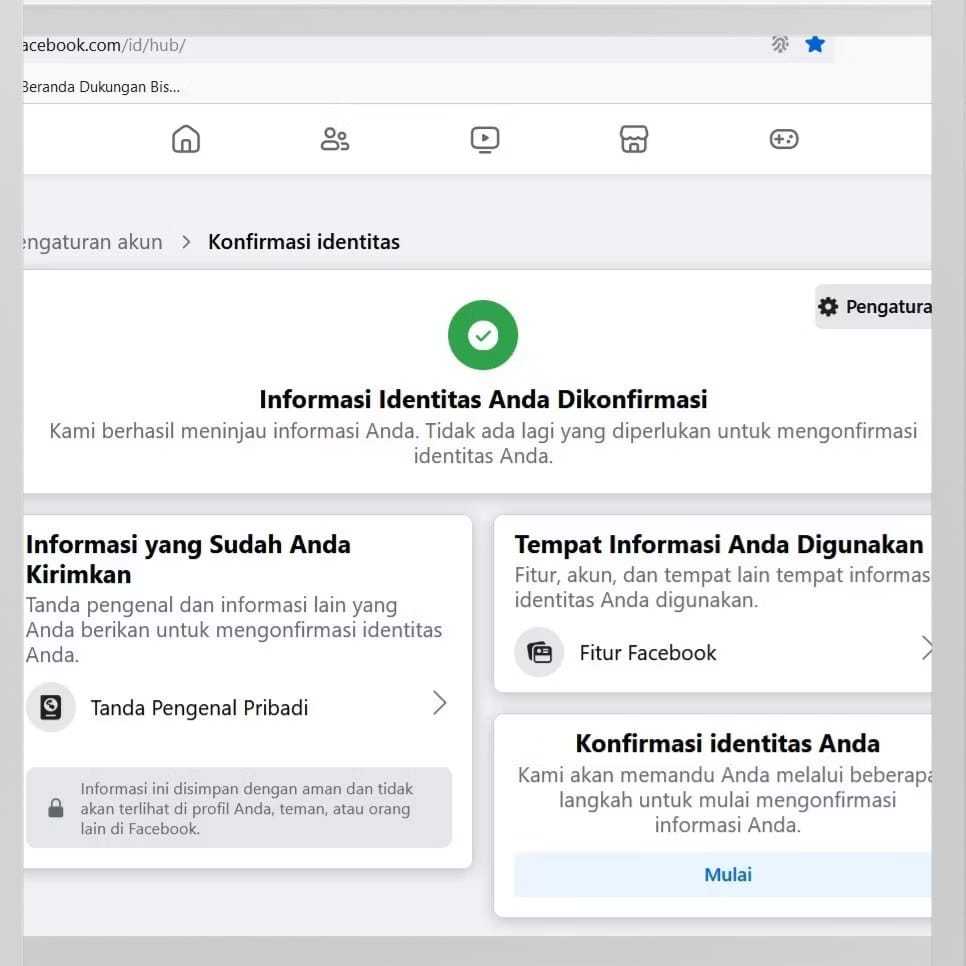 AKUN FACEBOOK VERIF ISU + AKUN BM VERIF